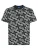 KARL LAGERFELD JEANS Shirt ‘MONOGRAM’  zwart / offwhite