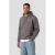 Malelions regular fit hoodie met backprint – dark grey