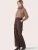 Camomilla Italia Broek ‘PIKER’  bruin
