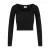 Dames-T-shirt met lange mouwen Urban Classics Organic Rib wide neck