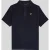 Lyle & Scott jongens poloshirt van badstof – marineblauw