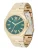 GUESS Analoog horloge ‘DRESS’  goud / smaragd