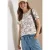 Shirt met ronde hals en bladprint