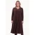 YOEK Plus Size jurk – bruin