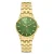 Parte di Me Analoog horloge  goud / groen
