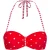s.Oliver Bikinitop ‘Audrey’  vuurrood / wit
