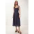 Geknoopte Mouwloze Midi-Jurk