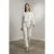 High Waist Denim Rechte Pantalon met Zakken