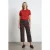 Hoge Taille Katoenen Poplin Capri Culottes