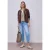 Street One Dames Kort jack met capuchon in Beige