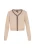 DreiMaster Maritim Gebreid vest  beige / zwart / wit