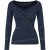 TRENDYOLMİLLA Dames Donkerblauw Gestreept Lang Getailleerd Blouses