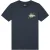Malelions Junior Splash T-Shirt | Navy/Bright Yellow