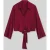 HUGO Loose fit blouse met lange mouwen met strikdetail model ‘Errika’