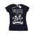 Disney Dames/Dames Mickey en Minnie Mouse Geweldig Paar Katoenen T-Shirt (Marineblauw)