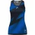 Head Dames Y Slim-tanktop (Blauw/Zwart)