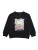 John Richmond Sweatshirt ‘Felpa girocollo nero per bambino’  zwart