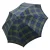 Doppler Manufaktur Paraplu ‘Elegance Classic’  marine / royal blue/koningsblauw / groen