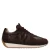 Manfield leren sneakers – donkerbruin