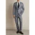 Reiss Sb 2b Notch Prince Of Wales Check Linen Blazer Soft Blue