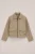 WE Fashion – Meisjes jack met wollook – Regular fit – Beige –