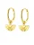 Hey Happiness Oorbellen ‘Fan Hoops’  goud