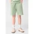 Shoeby regular waist sweatshort lichtgroen met textuur
