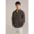 We Fashion Shirt Dark Brown