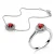 Orphelia ‘Kaia’ Dames 925 Sterling Zilveren Set: Armband + Ring – Zilver SET-7477/RU