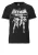 LOGOSHIRT Shirt ‘BATMAN AND ROBIN’  zwart / wit