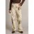 Ivy Beau wide leg jeans met print – ecru/bruin