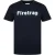 Firetrap Heren T-shirt katoen met logo (Zwart)