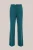 WE Fashion – Dames wide leg jersey pantalon met stretch – Regular fit – Groen – Viscose –