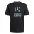 ADIDAS PERFORMANCE Functioneel shirt ‘Mercedes-AMG Petronas Formula 1 Team DNA’  turquoise / zwart / wit