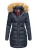Navahoo Dames Winterjas Papaya – Getailleerd, Warm & Met Afneembare Bontkraag