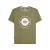 Lambretta Heren Target Ringer T-shirt (Kaki Groen/Grijs)