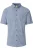 Redmond Casual Overhemd Korte mouw blauw