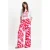 POM Amsterdam wide leg high waist gebloemde broek multi