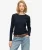 Garment Dyed Athletic Essentials Geribd Topje met Logo Blauw