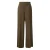 Brede pijpen broek met bretels en elastische taille achter dames COMMA