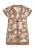Sidona Gebreid vest  bruin / wolwit