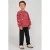 Sturdy oversized sweater Mountain top oudroze/oranje