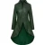 Dames Groene Gotische Victoriaanse Leren Jas – Vantaa