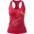 Grafische racerback tanktop met vlinderprint
