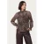 CS the Label blouse met dierenprint – bruin