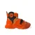 Dolce & Gabbana Oranje Multi Paneel Chunky Hoogtop Sneakers Schoenen