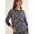 Cecil Dames Sweatshirt met leopatroon in Blauw