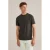 WE Fashion slim T-shirt donkergroen
