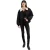 Levis Dames/Dames Mile High Super Skinny Jeans in katoenmix (Zwart)