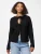 pieces Vest PCSILLY LS REV TIE KNIT NOOS BC